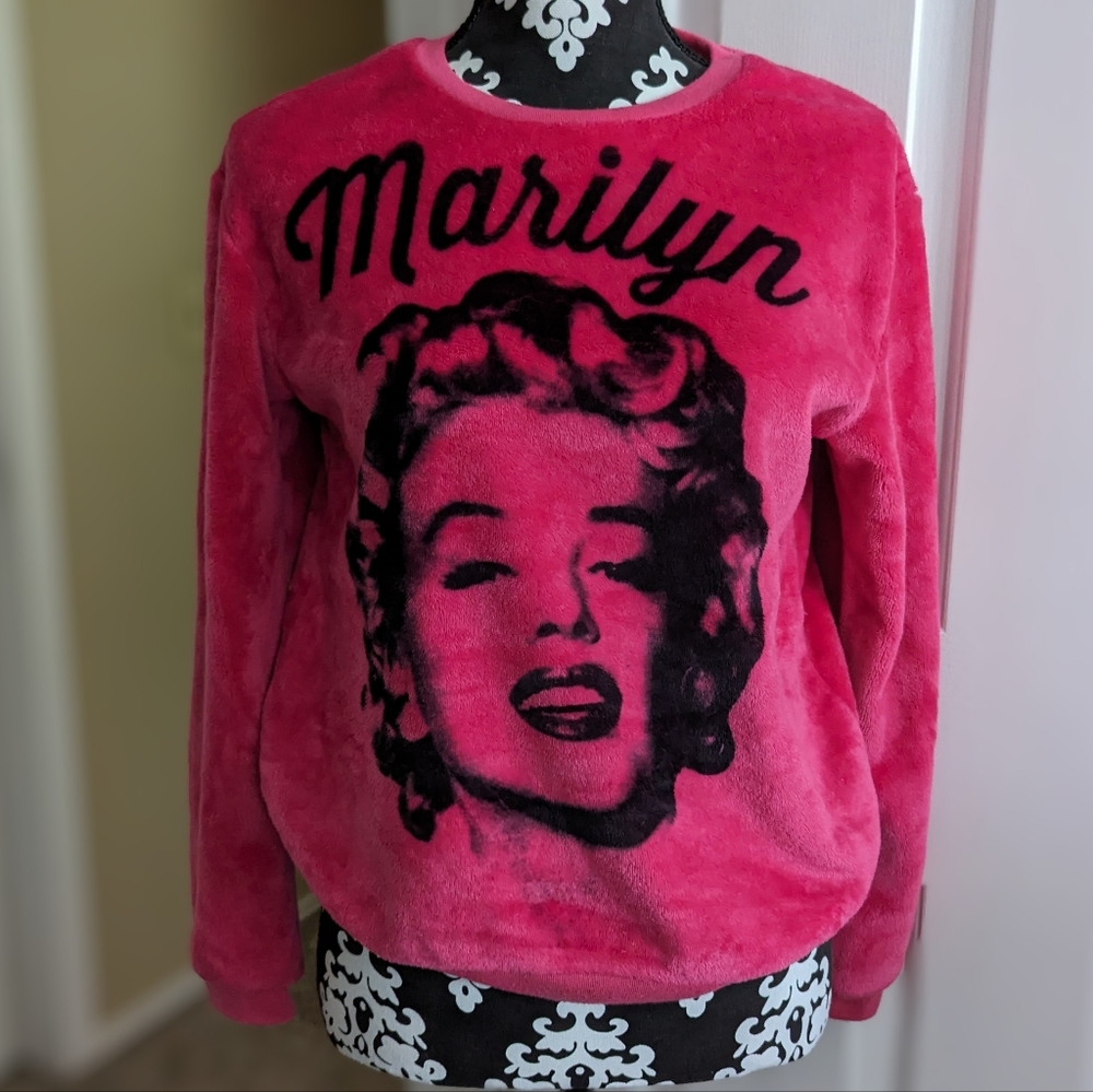 Marilyn Monroe fleece sweatshirt